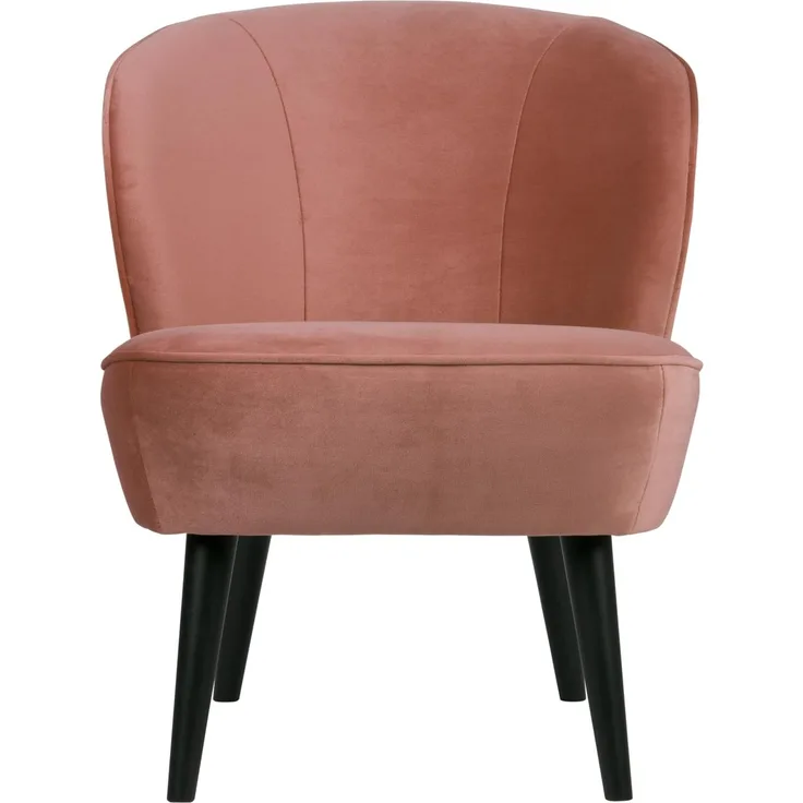 Sessel Sara Samt, Rosa