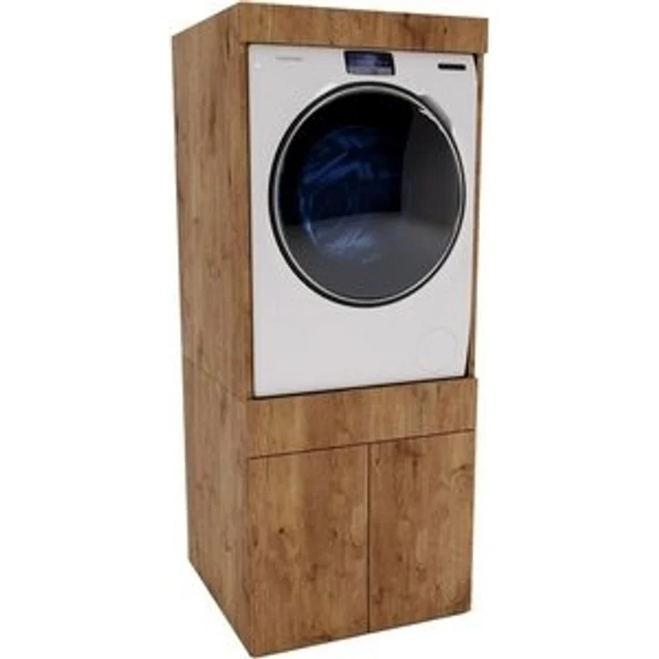 CraftPAK Waschmaschinenumbauschrank mit Stauraum für Waschmaschine – Waschmaschinenschrank- vier Farben – Bild 6