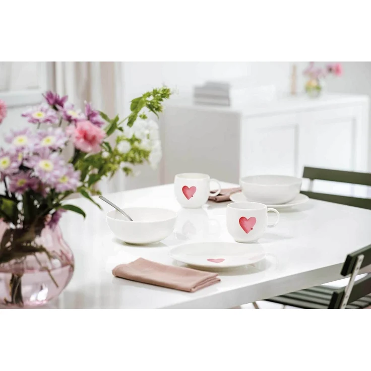 Villeroy & Boch With Love Frühstücksteller ø 21,2 cm Sending Love 6er Set – Bild 2