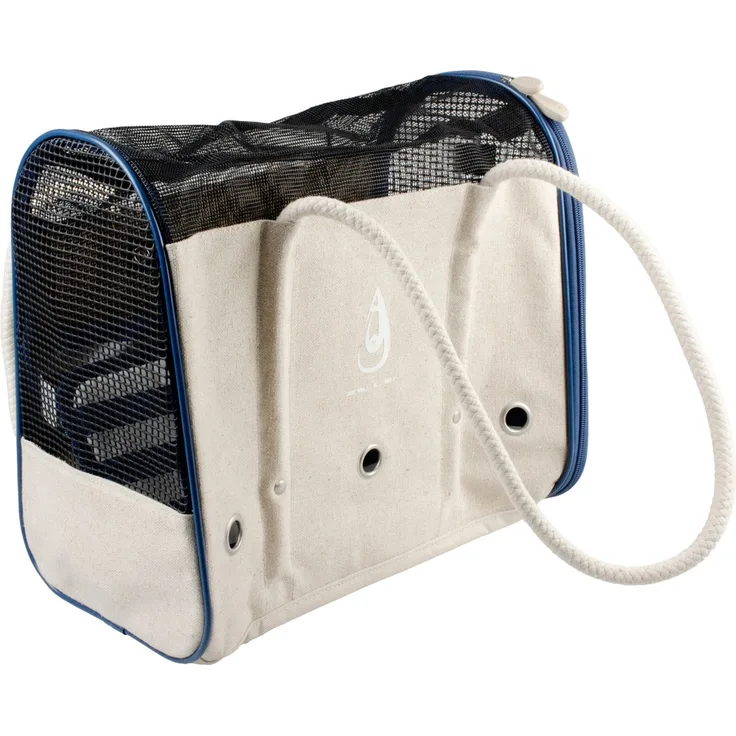 Duvo+ Transporttasche Saint-Tropez beige für Hunde, 41 x 22 x 32 cm