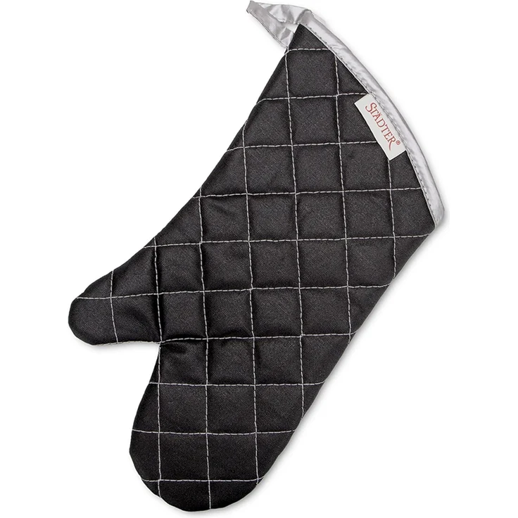 Städter Backhandschuh Schwarz Baumwolle Hitzebeständig 36,5x18 cm – Bild 1