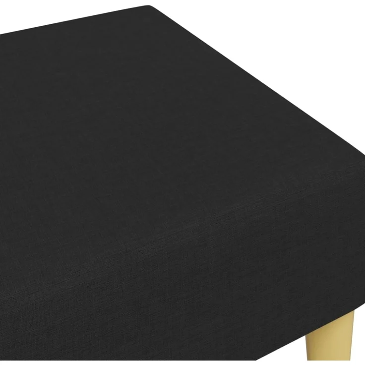 vidaXL Fußhocker Schwarz 77x55x31 cm Stoff 379555 – Bild 7