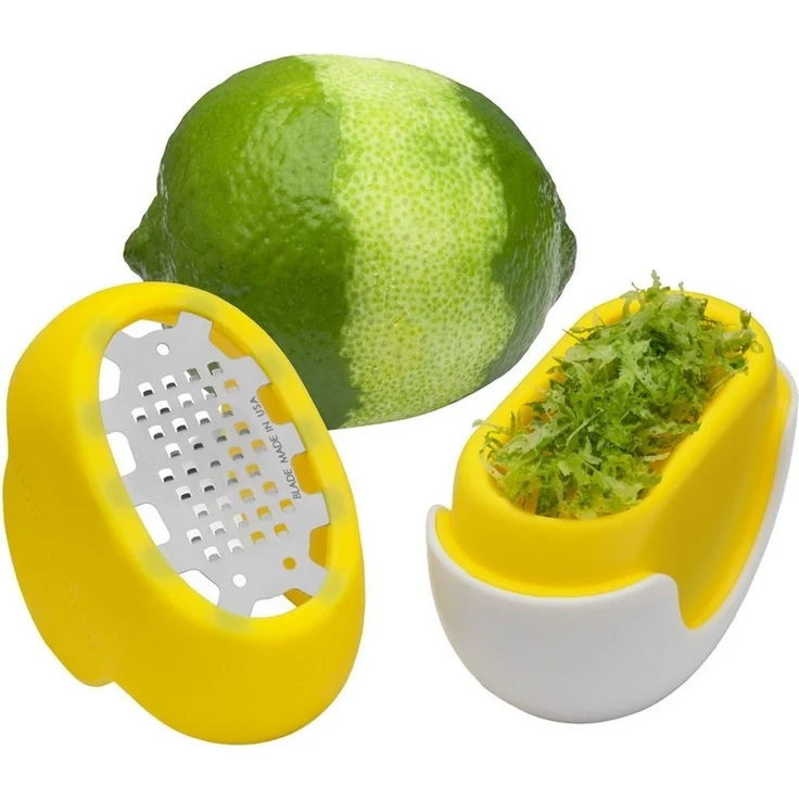 Microplane Flexi Citrustool m/opsamling gul – Bild 3