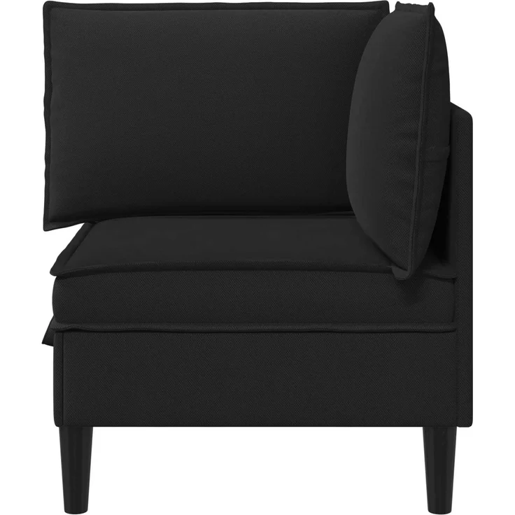 vidaXL Ecksofa mit Stauraum Schwarz Samt 42027093 – Bild 6