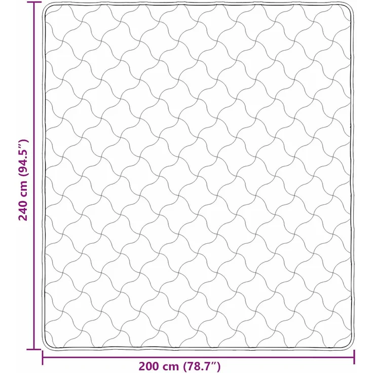 vidaXL Winterbettdecke 200 x 240 cm Winter Creme Atmungsaktiv 42026365 – Bild 10