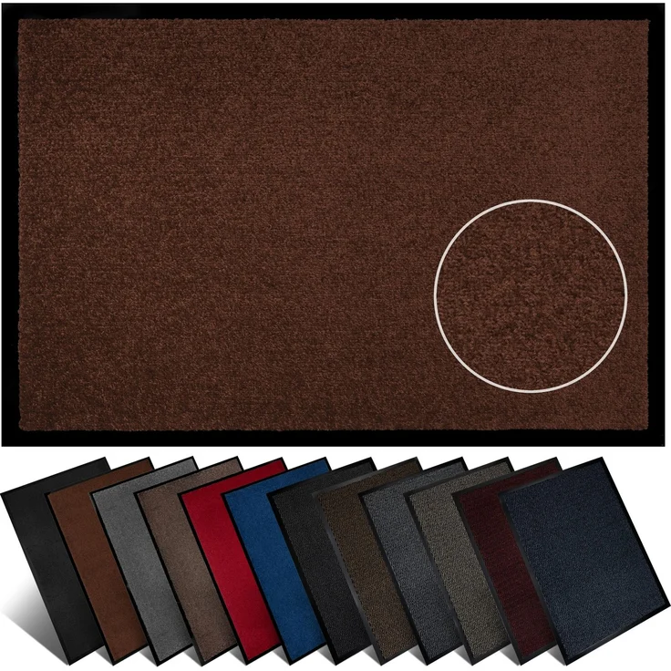 Furni24 Fußmatte - Braun, 60 x 90 cm – Bild 1