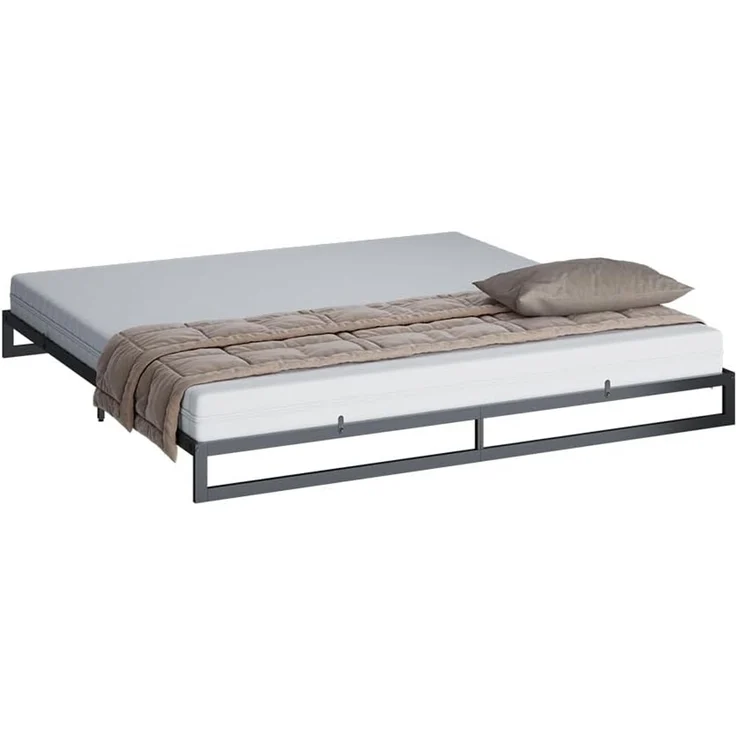 Bettgestell Lenora Schwarz 180x200 mit Matratze Vitalispa – Bild 6