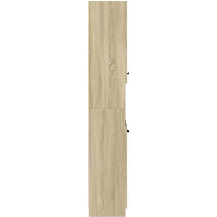 vidaXL Badschrank Sonoma-Eiche 32x34x188,5 cm Holzwerkstoff 849656 – Bild 8