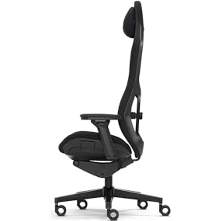 Fractal Design Refine Alcantara Dark Gaming Chair - Ergonomic Office Desk Chair with 4D Adjustable Armrests, High-Back Support, Lumbar Cushion, and Premium Fabric – Bild 5