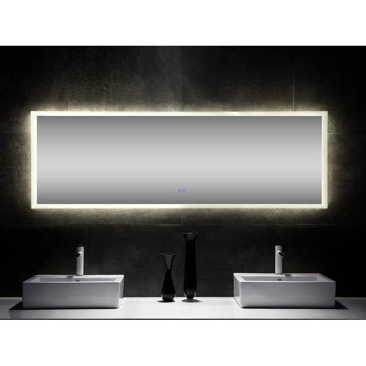 LED Spiegel 200x65 cm mit Heizung - Nie wieder beschlagene Spiegel – Bild 1