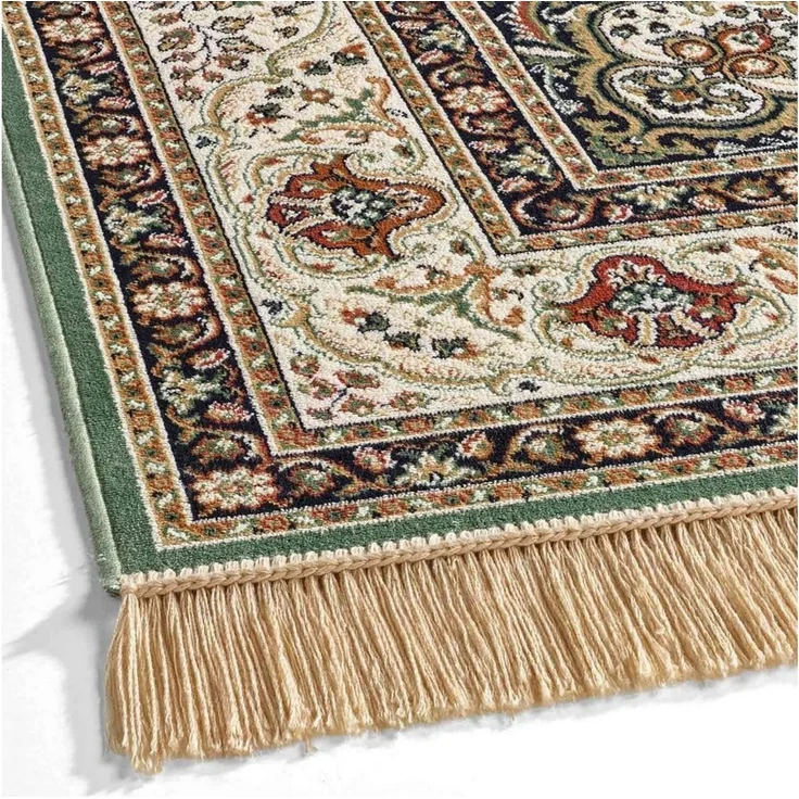 TaraCarpet Teppich Palazzo Royal Lilian, rechteckig, Höhe: 6 mm, Lilian Seiden Optik rot Wohnzimmer Schlafzimmer Esszimmer 135x195 – Bild 2