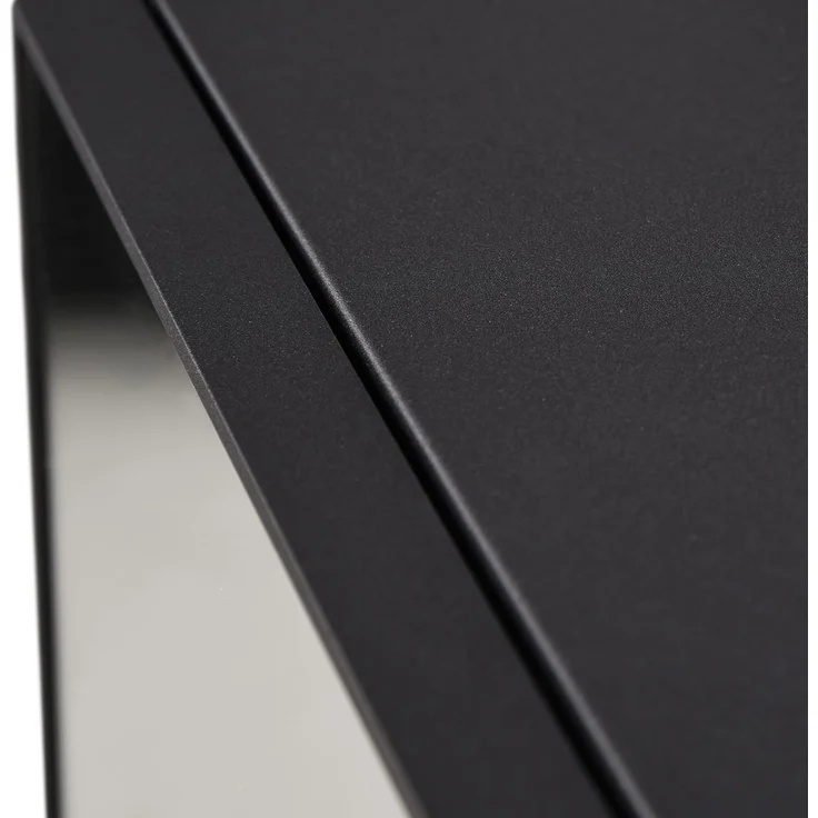Kleankin Spiegelschrank Badspiegelschrank mit 3 Schichten (Hängeschrank, 1-St, Wandschrank für Badezimmer) Edelstahl, Schwarz, 40 x 15 x 60 cm – Bild 8