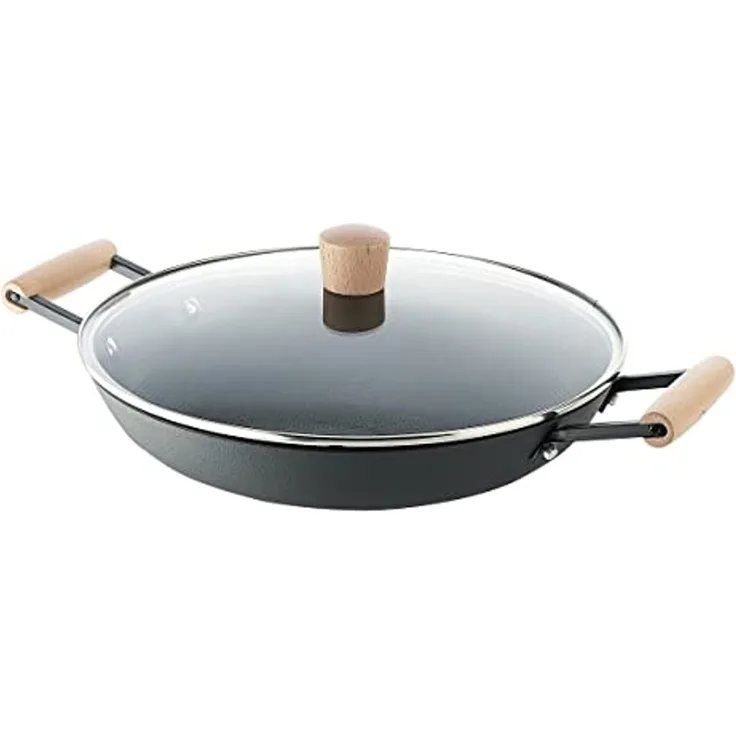 Eisenpfannen John - Servierpfanne mit Deckel 30cm John