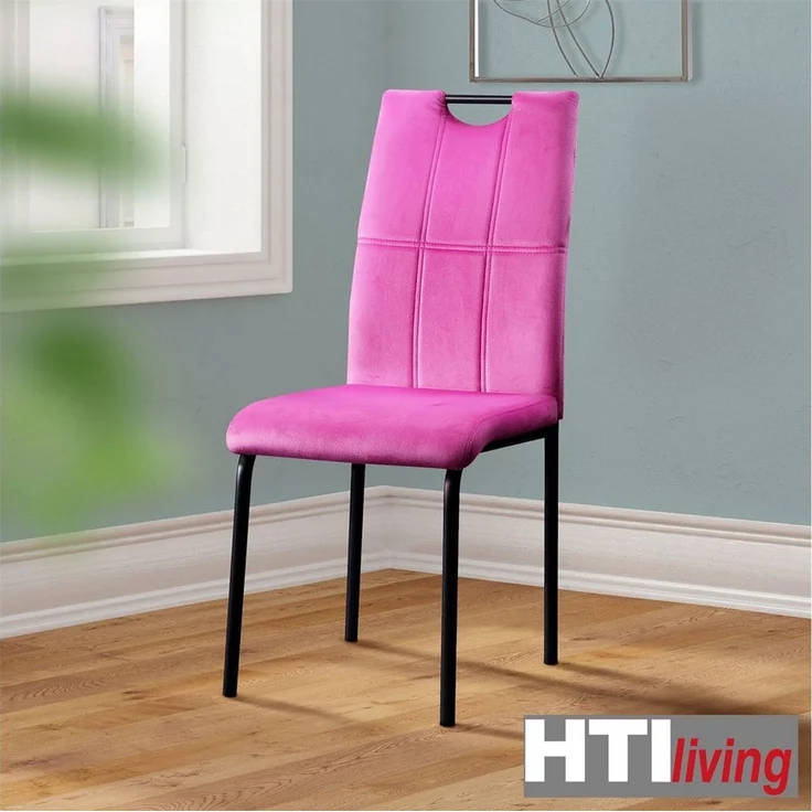 HTI-Living Esszimmerstuhl Stuhl Denton Velvet Pink (Stück, 1 St), Esszimmerstuhl Samt – Bild 1