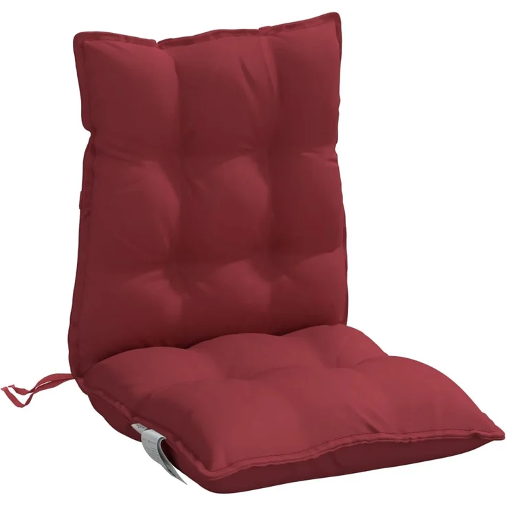 vidaXL Niedriglehner-Auflagen 2 Stk. Weinrot Oxford-Gewebe 377698 – Bild 5