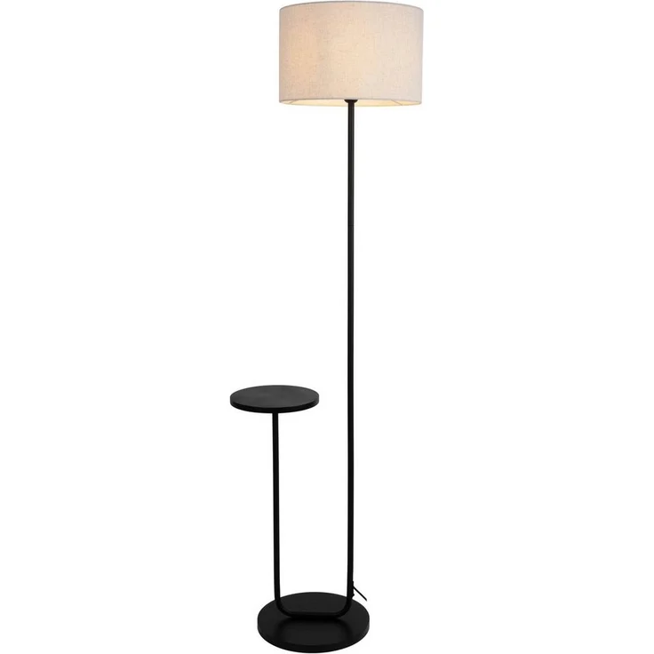 näve Stehlampe Tordis, ohne Leuchtmittel, mit integriertem Tisch, Zuleitung 230cm schwarz, exkl. 1 x E27 – Bild 2