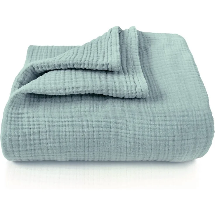 Babydecke Premium Musselin Babydecke 4-lagige Decke aus 100% Baumwolle, Laynenburg, Musselin Babydecke, Kuscheldecke oder Schlafdecke, Pucktuch, Spucktuch – Bild 5