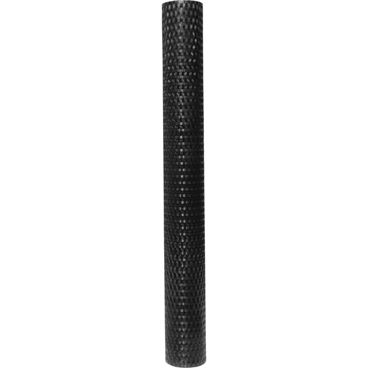 vidaXL Balkon-Sichtschutz Schwarz 300x90 cm Poly Rattan 156296 – Bild 4