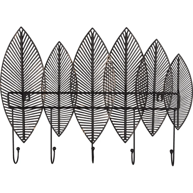 MIRRORS AND MORE 'Alma' Wandgarderobe Metall, gold, 49x35x6cm – Bild 5