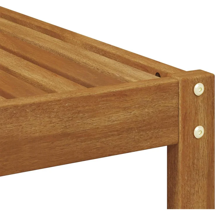 vidaXL Tisch für Outdoor Massivholz Akazie Natur 79 x 79 x 37 cm 900525 – Bild 7