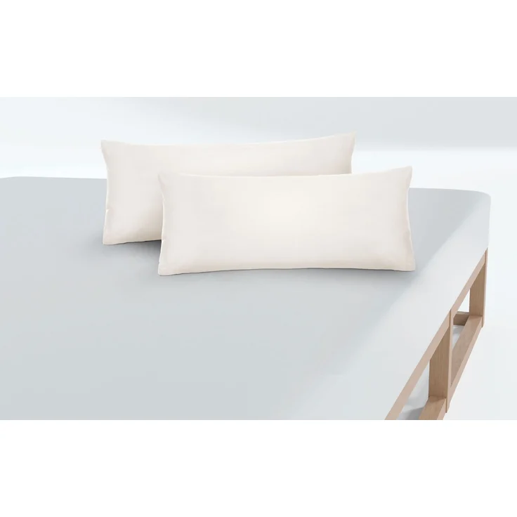 biberna Feinjersey-Kissenbezug, 2-teilig, natur, 40x60 cm – Bild 3