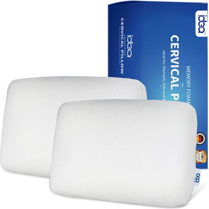 Esun Kopfkissen Kopfkissen, Ergonomisches Memory Foam Kissen, Nackenkissen, Kissen, Füllung: Rückstellschaum, Rückenschlafer, Seitenschlafer, Bauchschlafer, Set, Seitenschlafer, Rückenschlafer, Bauchschlafer, Set, Kissen, Kopfkissen, Kopfkissen für Sei... – Bild 1