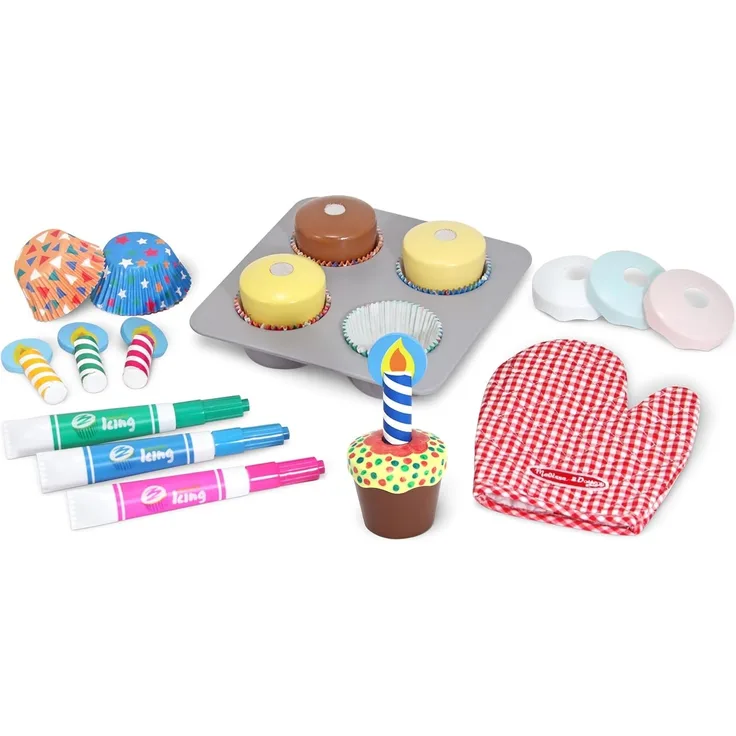 Melissa & Doug 14019 Cupcake-Set (25 Teile)