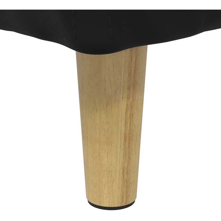 vidaXL Ottoman mit Stauraum Schwarz 60 x 60 x 45 cm Samt 876829 – Bild 8
