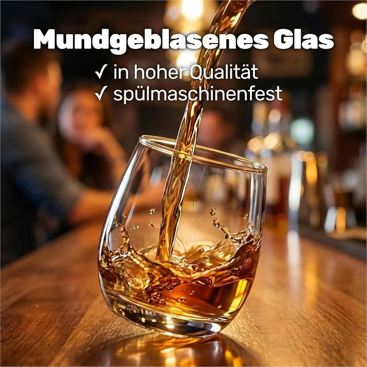 6 x Bar Rocking Whisky Glas 200 ml – Bild 3