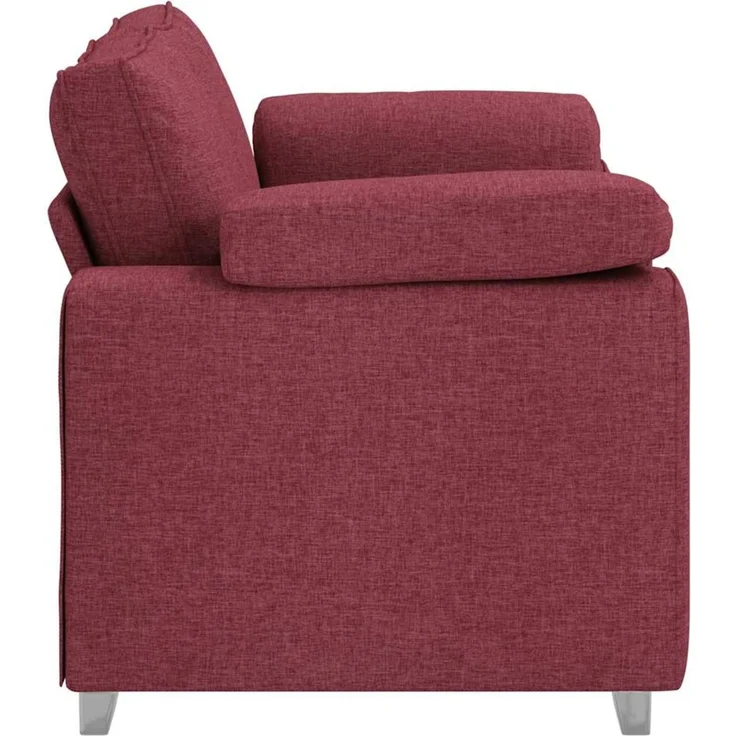 vidaXL Zweisitzer-Sofa Weinrot 160 cm Stoff 4105220 – Bild 6
