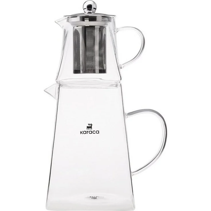 Karaca Teekanne Karaca Giza Glas-Teekannen-Set, 1.95L, Türkischer Teebereiter, 2 l, (3-St) – Bild 1