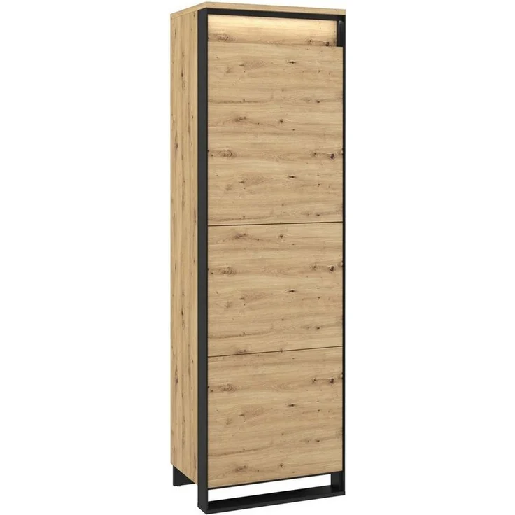 Compleo Kleiderschrank LIMA mit Drehtür, push to open, Schränke mit Tür – Bild 5