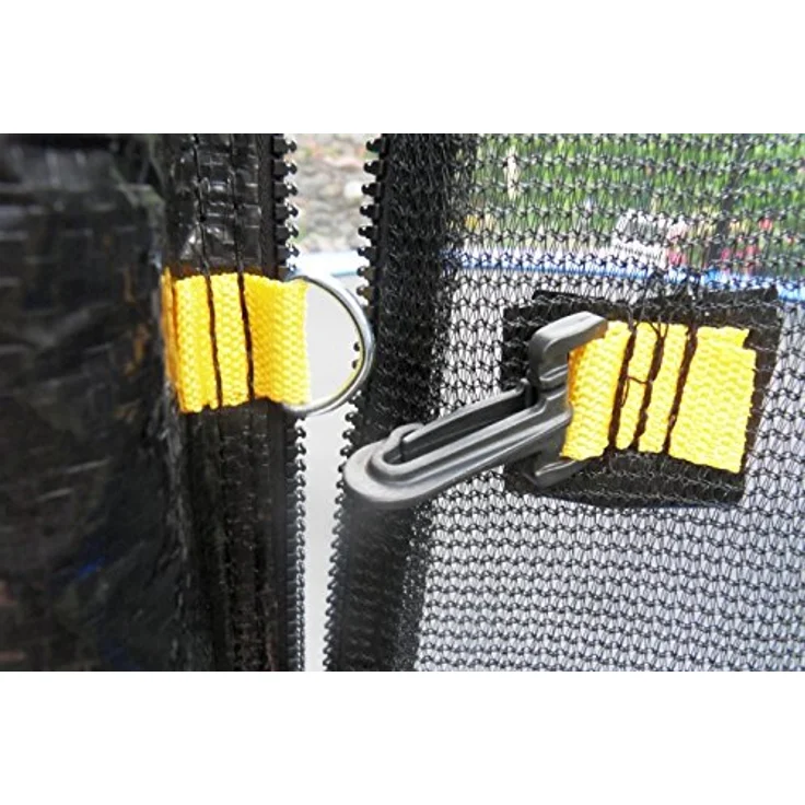 walexo Gartentrampolin Trampolin Randabdeckung mit Sicherheitsnetz für 8 Stangen, Ø 305 cm – Bild 3