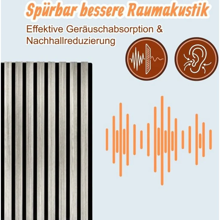 Akustikpaneele 4er Set 60 x 60 cm 10053403_9099 – Bild 6