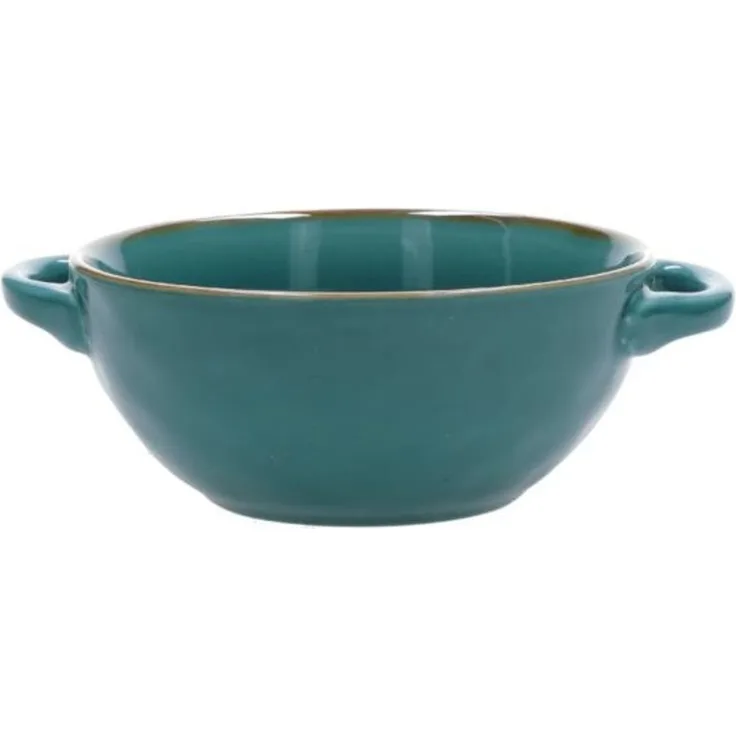 Suppenschüssel mit Henkel 15 cm Türkis Concerto Ottanio