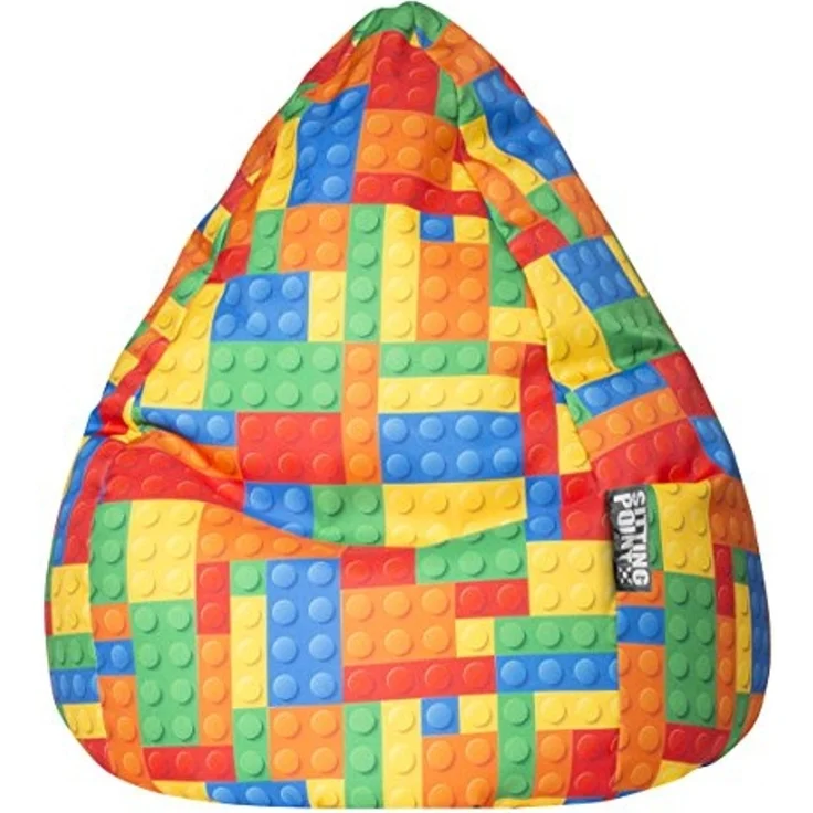 gouchee Home s3073198 Bricks Sitzsack, Large, Multicolor – Bild 1