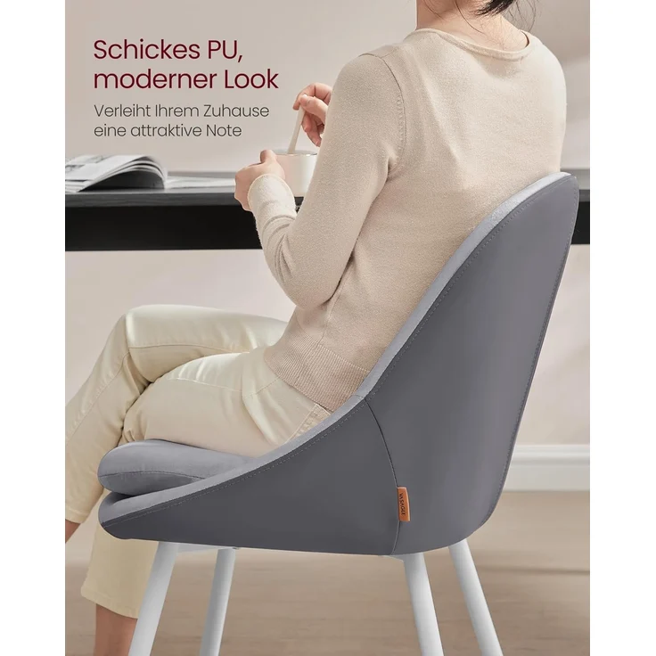 VASAGLE Esszimmerstuhl 2er Set/ 4er Set Küchenstuhl (4 St), stuhl bis 120 kg – Bild 5