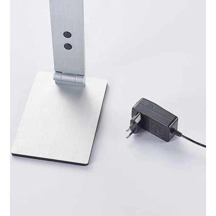 Lucande LED-Schreibtischleuchte Nicano, grau, dimmbar mit vierstufiger Helligkeitseinstellung und flexibler Ausrichtung – Bild 8