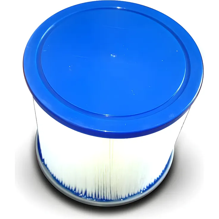 Vente-unique - FILTRE Wellnesszubehör Plastik Weiß - B 9,5 cm x H 10 cm x L 9,5 cm