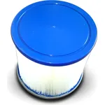 Vente-unique - FILTRE Wellnesszubehör Plastik Weiß - B 9,5 cm x H 10 cm x L 9,5 cm