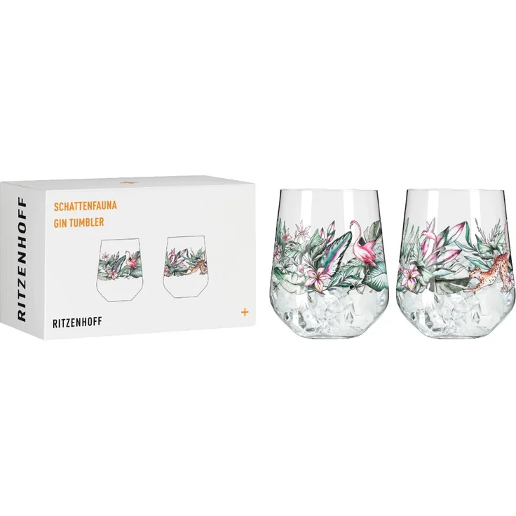 Ritzenhoff 3701003 Gin Tumbler 2er-Set #5, #6 SCHATTENFAUNA RDT 2024 – Bild 1