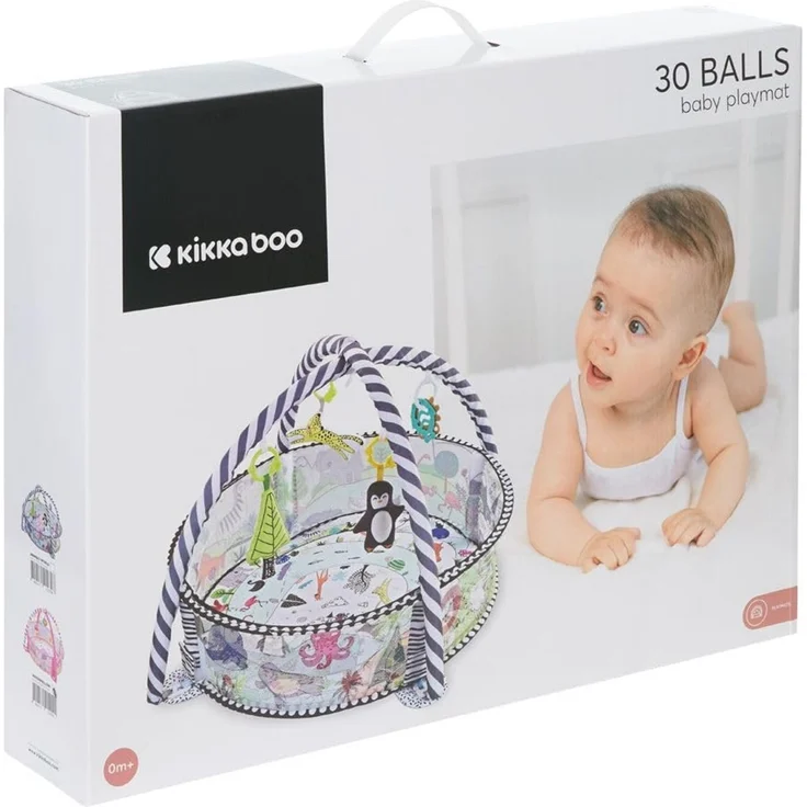 Kikka boo Spielbogen 30 Bälle Krabbeldecke Bällebad abnehmbare Spielzeuge rosa pink – Bild 7