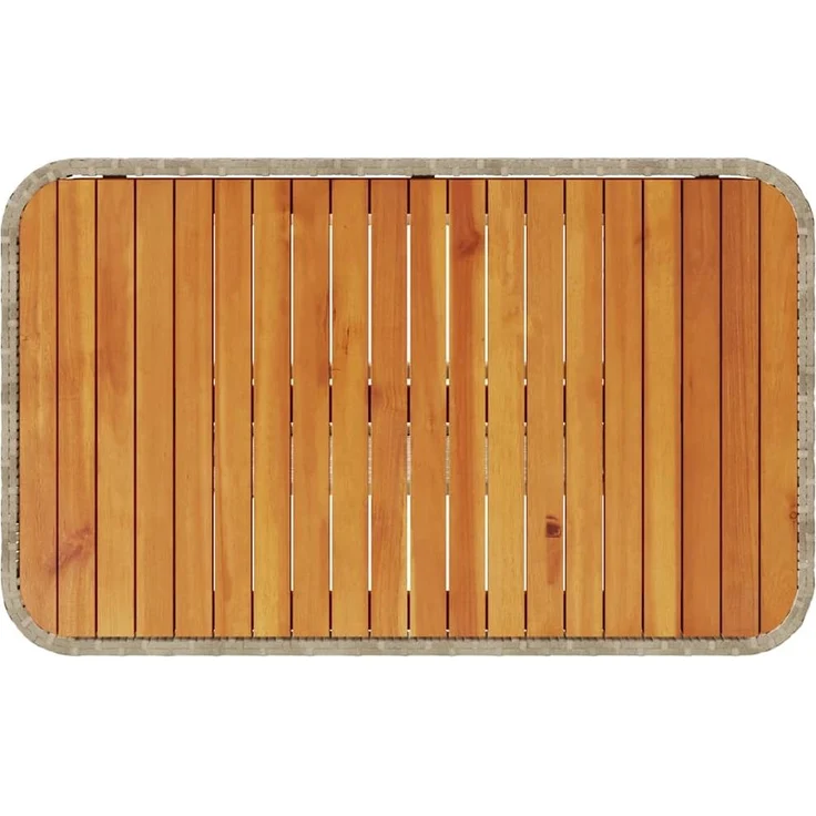 vidaXL Garten Essgruppe Beige Poly-Rattan 42007918 – Bild 8