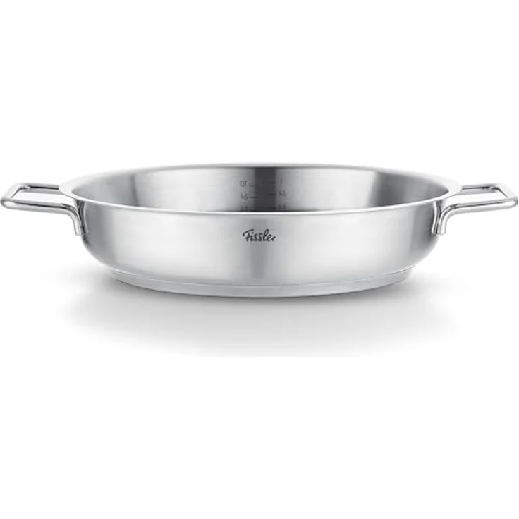 Fissler Servierpfanne Fissler Pure Collection Servierpfanne, Edelstahl 18/10 (1-tlg), Backofengeeignet bis 230°C, Schüttrand, Made in Germany – Bild 4