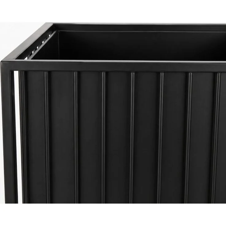 Relaxdays Metall Blumenständer in Schwarz – Bild 8