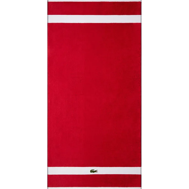 Lacoste Frottier Handtücher Casual|Duschtuch 70x140 cm| rouge