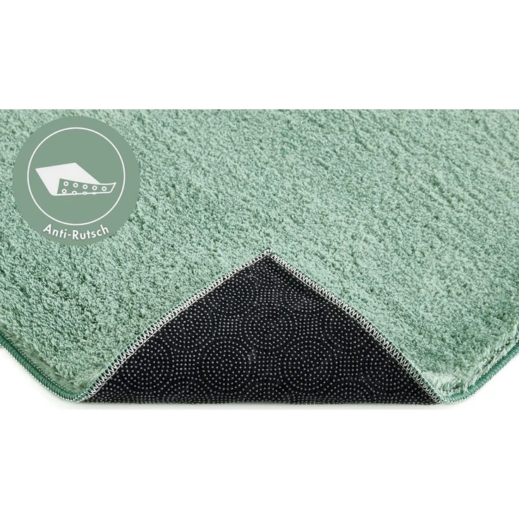 Andiamo Badematte Arezzo, Höhe 16 mm, rutschhemmend beschichtet, fußbodenheizungsgeeignet, schnell trocknend, Polyester, quadratisch, Uni Farben, auch in rund und als 2er Set erhältlich – Bild 3