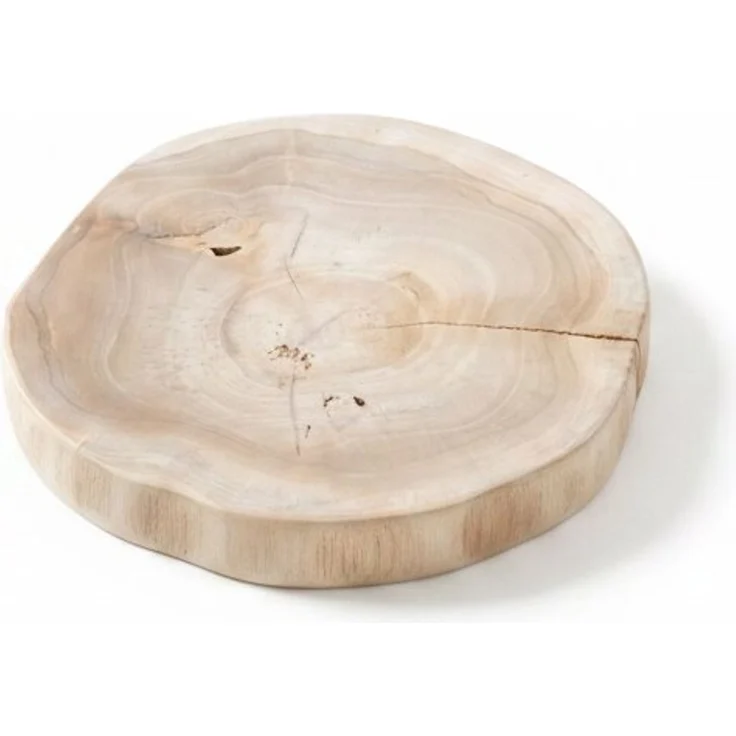 Teakholz Untersetzer PLATE Ø20-32cm – Bild 1