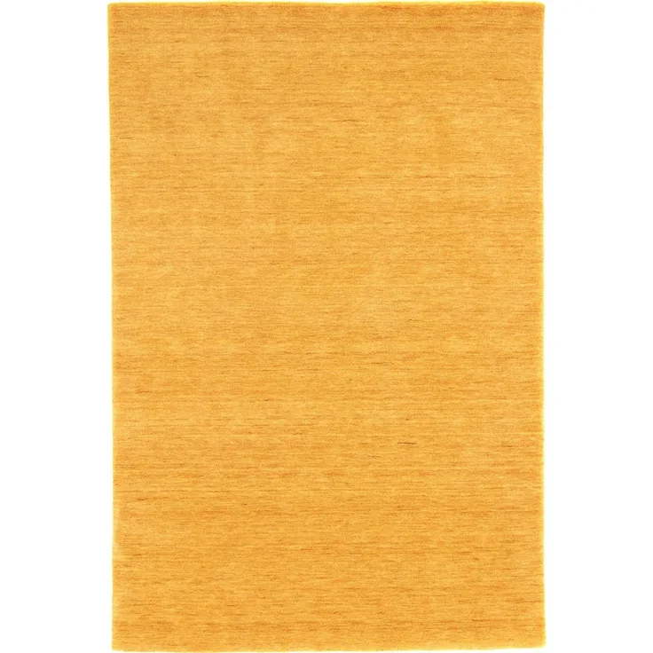 Gabbeh Teppich - Softy - Uni 90 x 60 cm - caramel