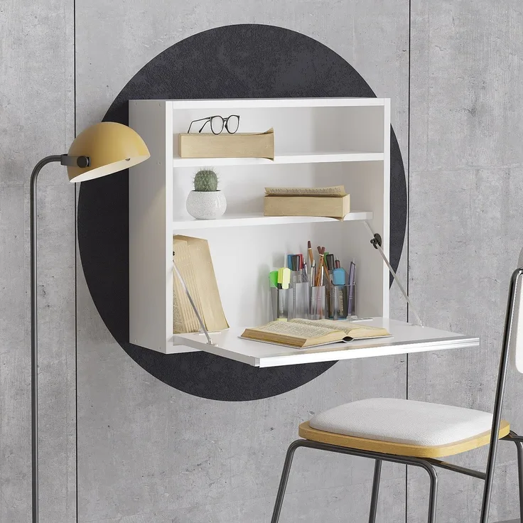 Skye Decor 'Optimum - White' Schreibtisch, Weiß, 64 x 60 x 20 cm